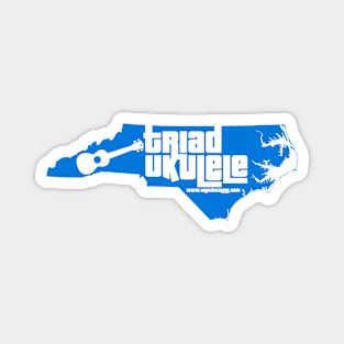 Triad Ukulele State Outline Magnet