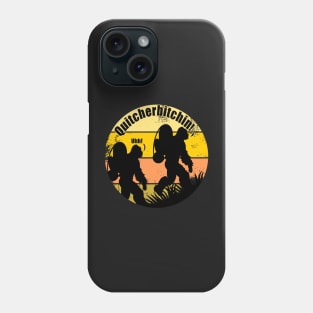 Funny Quitcherbitchin! Hiking Big Foot Camping Phone Case