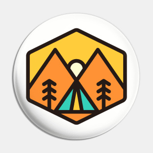 Camp Sunset Pin