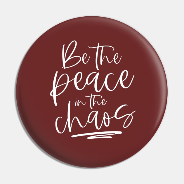 Be the Peace T-Shirt Pin by World in Wonder