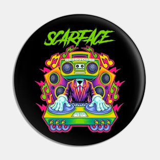 SCARFACE RAPPER Pin