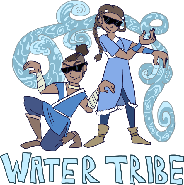 Water Tribe Kids T-Shirt by sky665