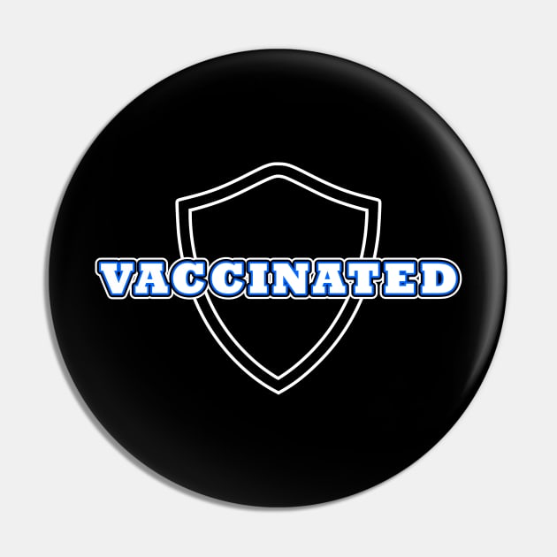 I Am Vaccinated Pin by Geoji 