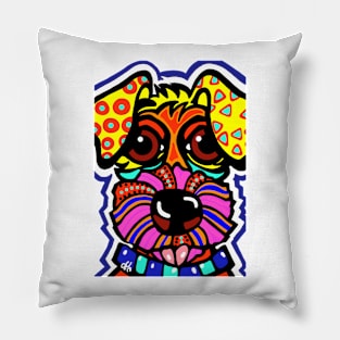 Terrier Dog Dogs Airedale Wheaton Lakeland Kerry Schnauzer Fox Puppy Sealyham Irish Norfolk Norwich Scottish English Gift Idea Jackie Carpenter Cairn Pillow