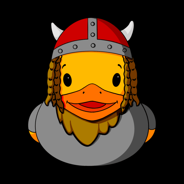 Viking Rubber Duck by Alisha Ober Designs