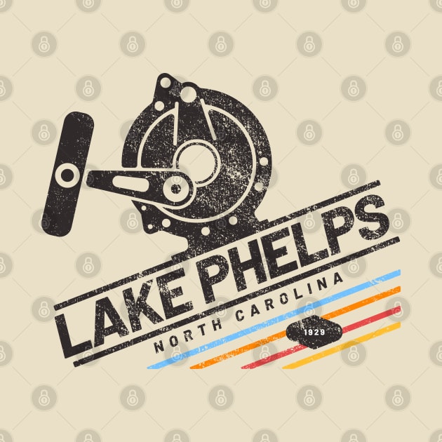 Fishing Reel for Fishing at Lake Phelps, North Carolina by Contentarama