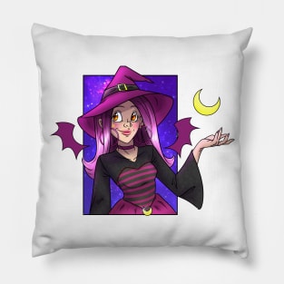 Crescent Moon Witch Pillow