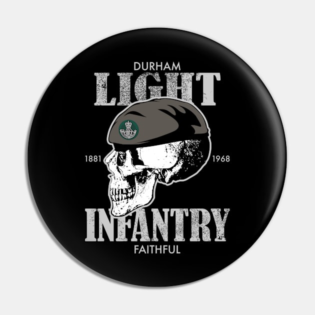 Durham Light Infantry (distressed) Pin by TCP