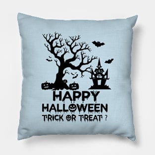 Happy Halloween Trick Or Treat Pillow