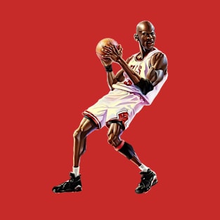 cool jordan style tranparent T-Shirt