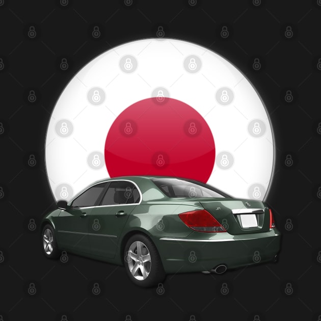 Acura RL Gordons Green  02 by Stickers Cars