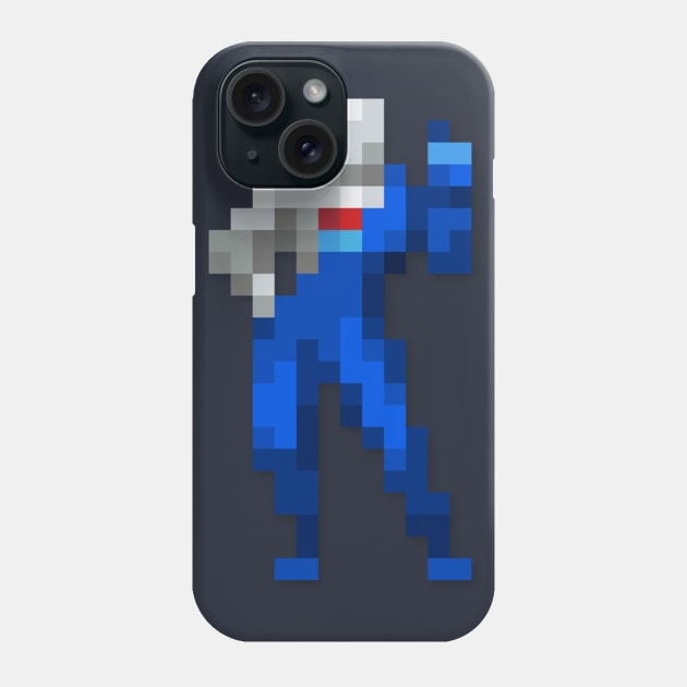 Pepsiman low-res pixelart Phone Case by JinnPixel