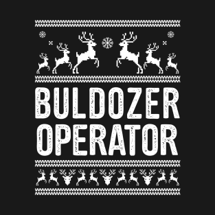 Bulfozer Operator Ugly Christmas Sweater T-Shirt