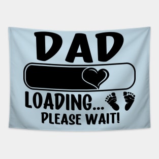 Dad Loading (black text) Tapestry