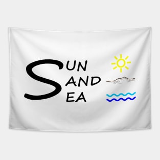 Sun Sand Sea Tapestry