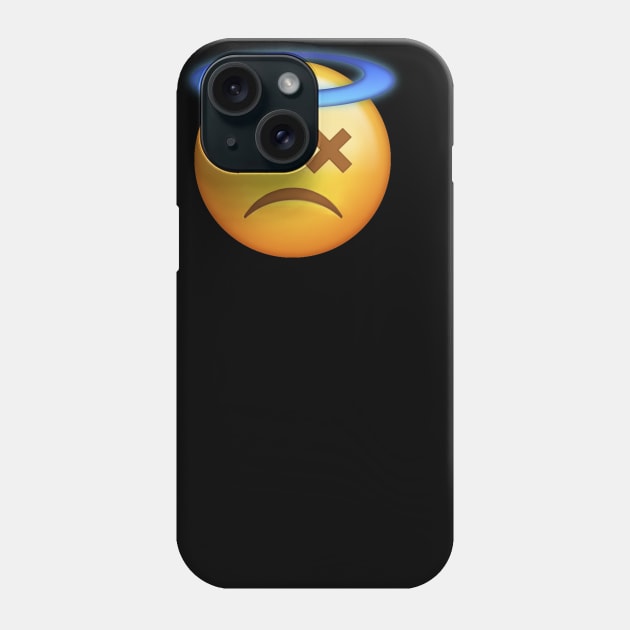 Dead Angel Emoji Phone Case by FalconArt