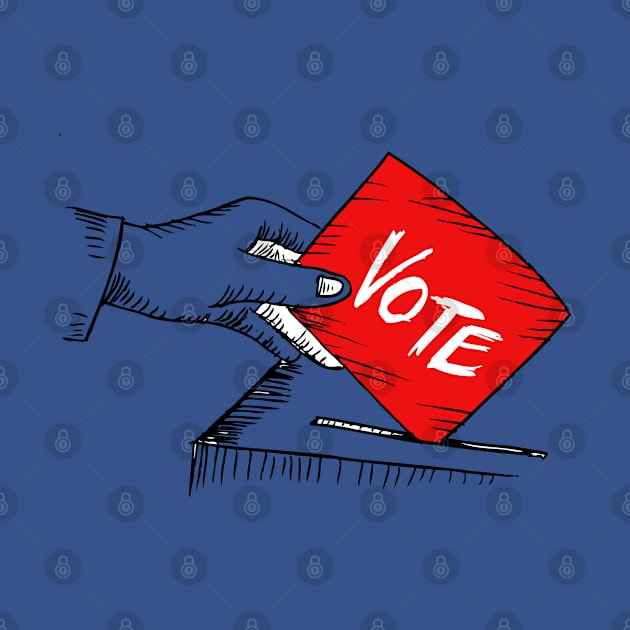 Vote Sketch Hand Drawn by Mako Design 