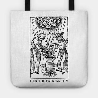 Hex The Patriarchy Medieval Witches Tote