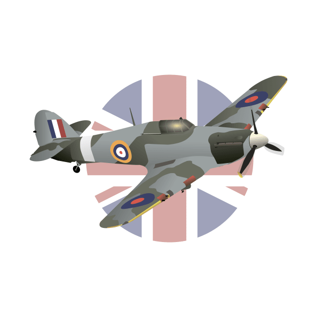 British Hawker Hurricane Fighter Aircraft by NorseTech