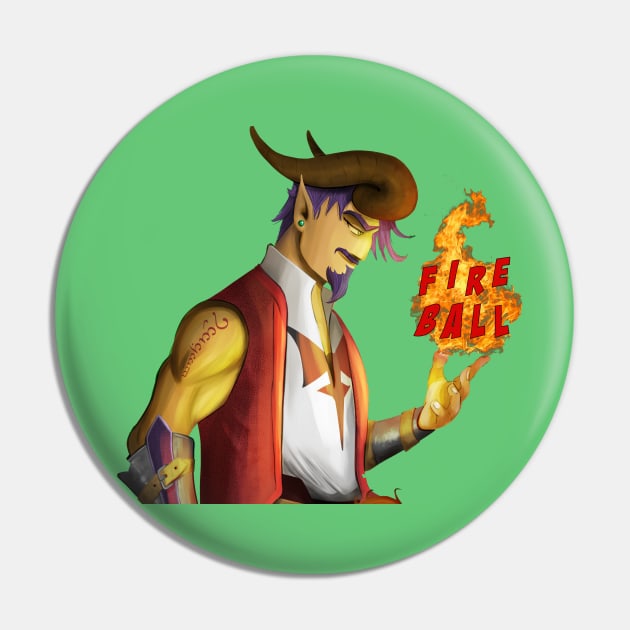 Mincinos Fireball Emote Pin by BigJimSlade