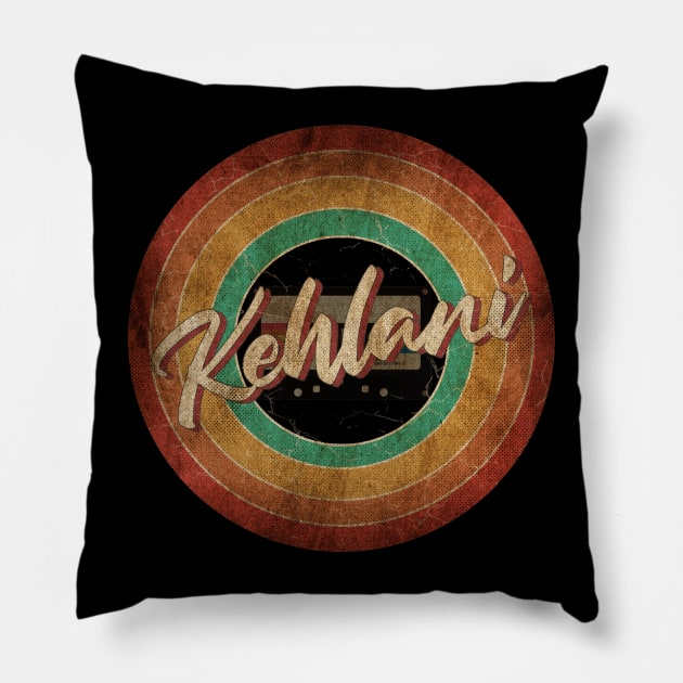 Kehlani Vintage Circle Art Pillow by antongg