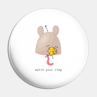 funny mouse and cheese Pin