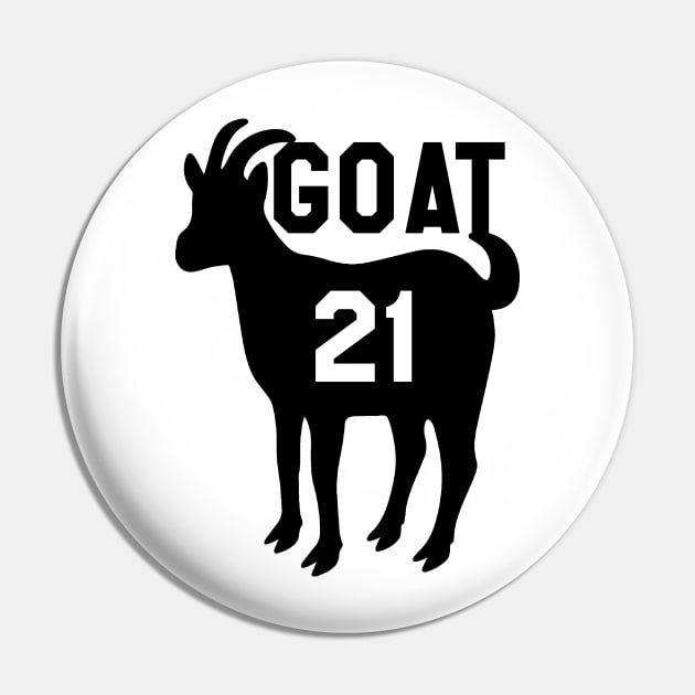 Ezekial Elliot The GOAT Pin by bestStickers