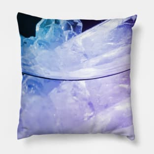 February Birthstone Ombre Amethyst Pillow