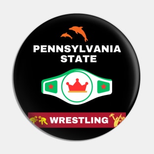 Pennsylvania State wrestling Pin