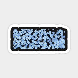 Forget-Me-Not Pattern Magnet