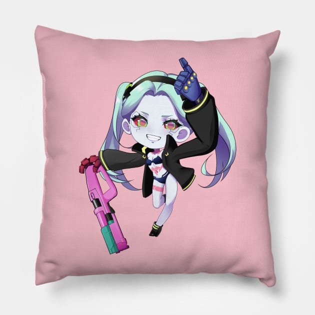 Rebecca Cyberpunk Edgerunners Pillow by Anime Access