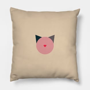 blooming cat Pillow