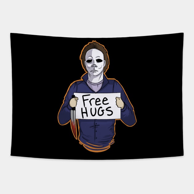 Free Hugs Michael Myers Tapestry by Bat13SJx