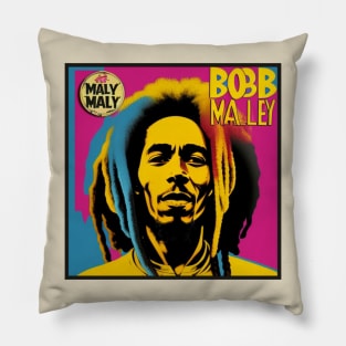 Reggae Music Legend Vinyl Record Artwork Pillow