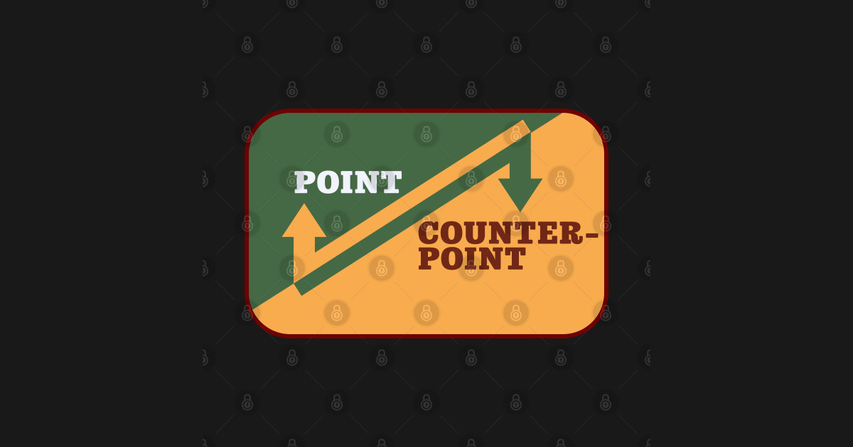 Point Counterpoint Snl TShirt TeePublic