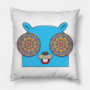 Mandala Eyed Gopher Pillow