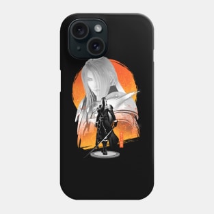 Silver-Haired SOLDIER v1 Phone Case