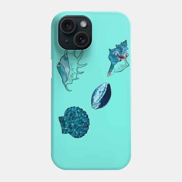 Sea shells Phone Case by Miruna Mares