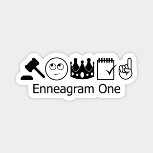 Enneagram 1 T-Shirt | Enneagram Type 1 | Perfectionist | Reformer | Enneagram Gifts | Unisex - Men & Women's Tee Magnet