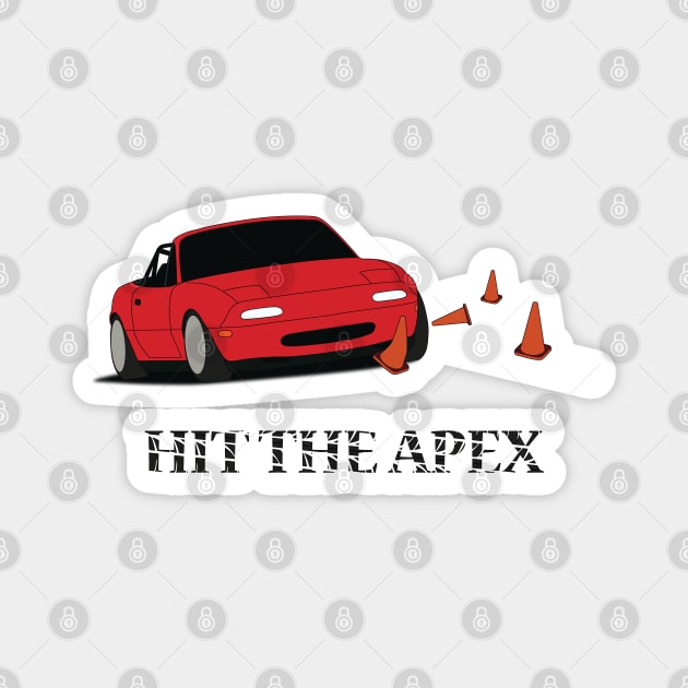 Hit The Apex Magnet by AutomotiveArt