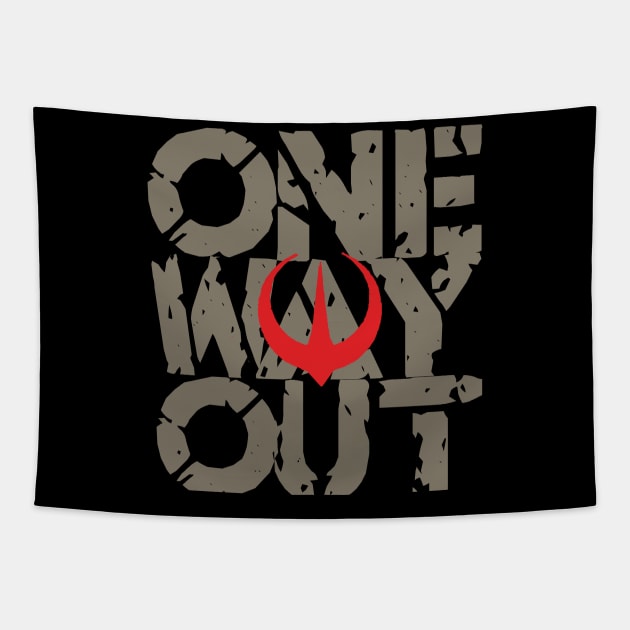 One Way Out Tapestry by Heaze Tees