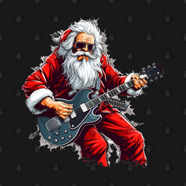 Guitar Santa by MZeeDesigns