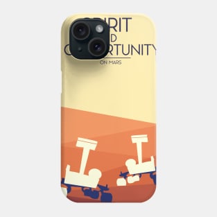 Spirit And Opportunity on Mars Phone Case