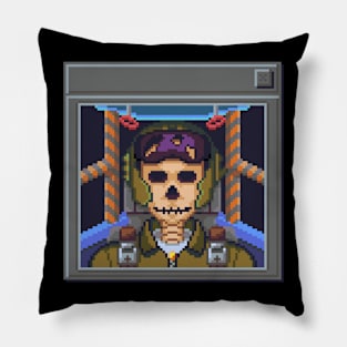 Skeletal Pilot Pillow