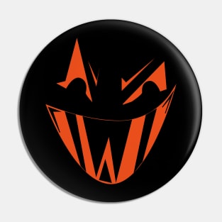 Scary Face Pin