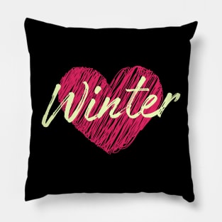 Winter Heart AESPA Pillow