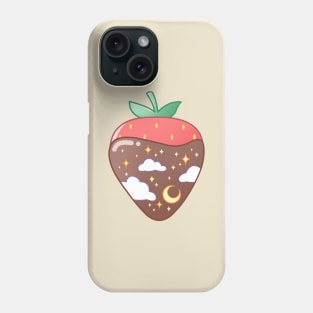 Dark Chocolate Strawberry Phone Case