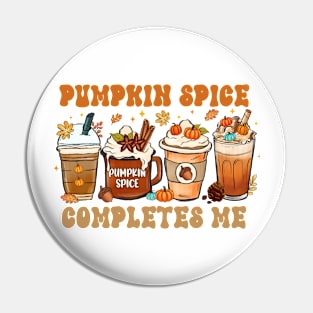 Pumpkin Spice Shirt Coffee Lover Shirt Pin