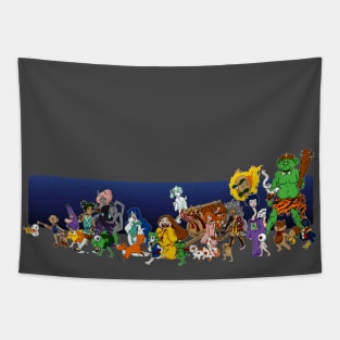 Night Parade Tapestry