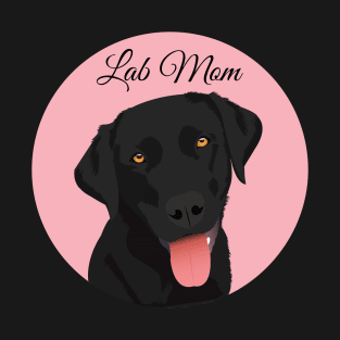 Black Lab Mom T-Shirt